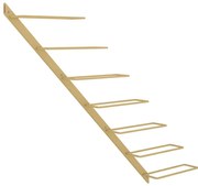 Nowoczesny złoty regał na wino W8-R21