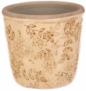 Osłonka ceramiczna na kwiaty Flores retro, 13 x 12 cm, 13 cm