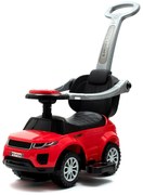 Baby Mix Odpychacz dla dzieci z prowadnicą SUV 3w1, czerwony