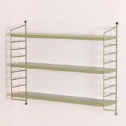 Modułowa Półka Ścienna ↔︎60 Cm Ze Stali Emine Awokado - Sklum