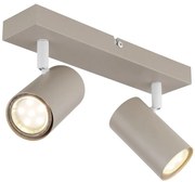 Globo 57911-2SA - Oprawa punktowa ROBBY 2xGU10/35W/230V