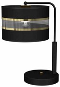 Lampka Nocna, czarna, elegancka ULTIMO BLACK 1xE27