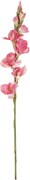 Sztuczny kwiat Gladiola różowy, 10 x 85 x 10 cm