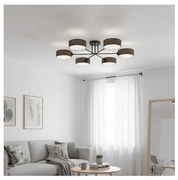 Przysufitowy żyrandol MAGA 6xE14/10W/230V brązowy