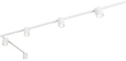 Nowoczesny system szynowy biały z 5 reflektorami 1-fazowymi - Rondoo Up