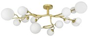 Brilagi - LED Żyrandol natynkowy MISTEL 15xG9/3W/230V złoty/biały