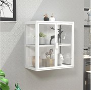 Szafka ścienna wisząca szklana Flokas S