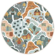 Dziecięcy dywan do zabawy odpowiedni do prania ø80 cm Farmer's Life – Mila Home