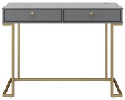 Szare biurko CosmoLiving by Cosmopolitan Camila