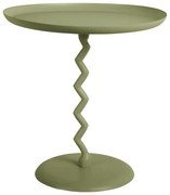 Metalowy okrągły stolik ø 40 cm Zig Zag – Leitmotiv