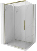 Mexen Rox kabina prysznicowa rozsuwana 110 x 70 cm, transparent, złota - 8C2-110-070-50-00