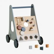 Wielofunkcyjny Chodzik Na Kółkach Z Drewna Bandile Kids Sky Blue - Sklum