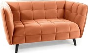 Sofa CASTELLO VELVET 2 cynamonowa