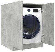 Szafka na pralkę szarość betonu H1-P16