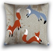 Poszewka dekoracyjna na poduszkę RED FOX 40x50 cm, brązowa