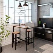 Stół barowy drewno antyczne 120x50x105 fyrk