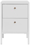 Biała metalowa szafka nocna Dalby – House Nordic
