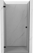 Mexen Lunar-B drzwi prysznicowe uchylne lewe 100 cm, transparent, czarne - 832-100-000-70-00-L