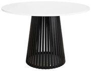 Okrągły stół VIGO blat biały, kolor podstawy do wyboru