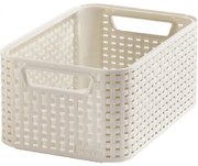 Kremowy plastikowy pojemnik 19x28,5x13 cm Style – Curver