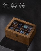 Kasetka drewniana, Elegancka, na Zegarki, Biżuterię JOW008K01