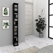 Półka CD czarny 21x20x183.6