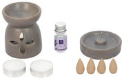 Kominek zapachowy + kadzidła HAPO, 9 elementów