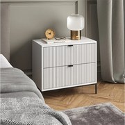 Stolik nocny biały 66x36x60 eliza