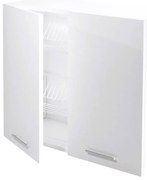 Szafka kuchenna wisząca z ociekaczem 80 VENTO GC-80/72 biały połysk HALMAR