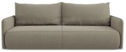 Beżowa rozkładana/ze schowkiem sofa 216 cm Nanea – Makamii
