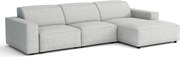 Narożnik modułowy Cursal A prawy – sofa narożna 284 x 166 cm,jasno szary Raven 6, nowoczesny design