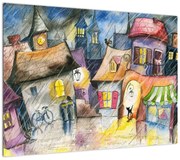 Obraz - Deszczowy wieczór (70x50 cm)