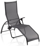 Leżak ogrodowy aluminiowy Tampa Lounger antracytowy KETTLER 01710-7000