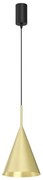 Lampa wisząca na przewodzie CAPITAL 1xGX53/15W/230V, średnica 17 cm, złota