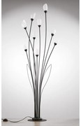 Jupiter 2058 - Lampa stojąca GLORIOSA 9xG9/14W/230V czarna