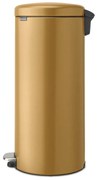 Stalowy kosz na śmieci z pedałem w kolorze złota 30 l NewIcon – Brabantia