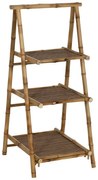 Bambusowy regał w naturalnym kolorze 48x100x45 cm Manali – Ixia