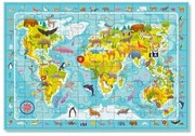 Dodo Puzzle z wyszukiwaniem obrazków Światzwierząt, 80 elementów