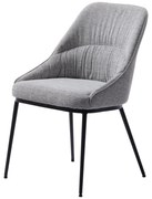 Szare krzesła zestaw 2 szt. Meridian – Unique Furniture