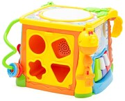 Baby Mix Interaktywna muzyczna kostka edukacyjna, żółty
