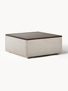 Puf z mieszanki lnu z miejscem do przechowywania Lennon