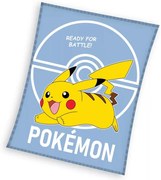 Carbotex Kocyk dziecięcy Pokémon Wybieram Pana Pikachu, 110 x 140 cm