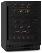 Klarstein Velaire 57cm 46 butelek Winiarka dwustrefowa Czarny