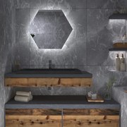 Nietypowe lustro łazienkowe z oświetleniem LED G10