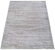 Beżowy prostokątny dywan w nowoczesnym stylu N8-F92