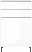 Biała szafka łazienkowa 60x97 cm Salinas – Germania