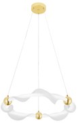LAMPA WISZĄCA LED G010-CP BIAŁY/ZŁOTY