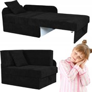 Narożnik lewy lub prawy BONI kanapa rozsuwana CZARNA Family Meble