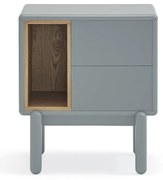 Niebieska/szara szafka nocna Corvo – Teulat