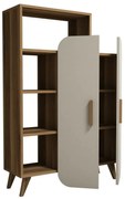 Biblioteczka Form Cream and Walnut